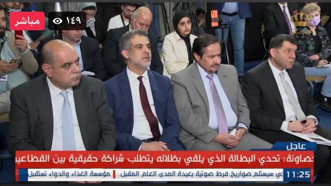 الخضيري يشارك في حفل اطلاق برنامج التشغيل الوطني 2022