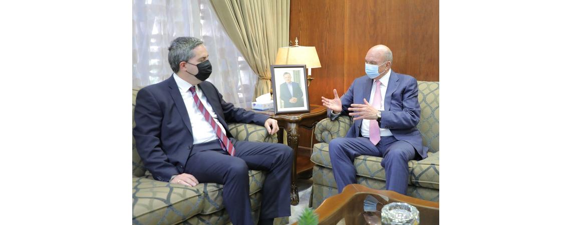 رئيس مجلس الأعيان يلتقي السفير الهنغاري لدى المملكة