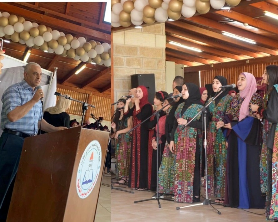 عبد السلام عياد : يرعى احتفال مدرسة بنات أبوديس الثانوية بتخريج الفوج الثاني والثلاثين