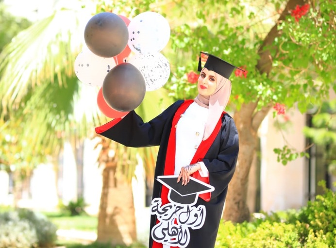 آية سامي ابراهيم عليان … مبارك التخرج من الجامعة الهاشمية – صور وفيديو