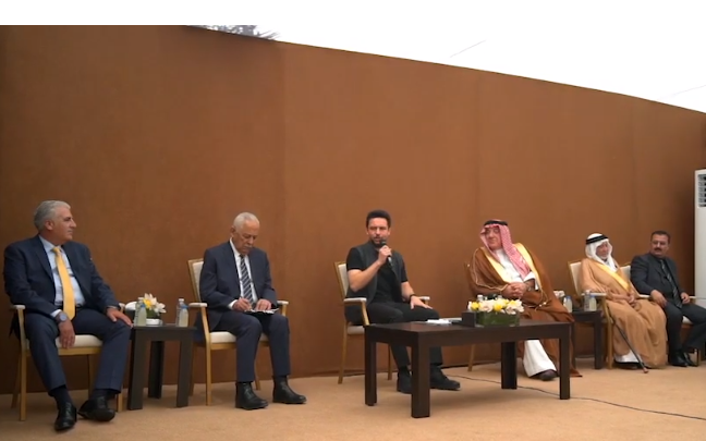 زيارة سمو الامير حسين الى عجلون في منزل المعزب ابو راكان