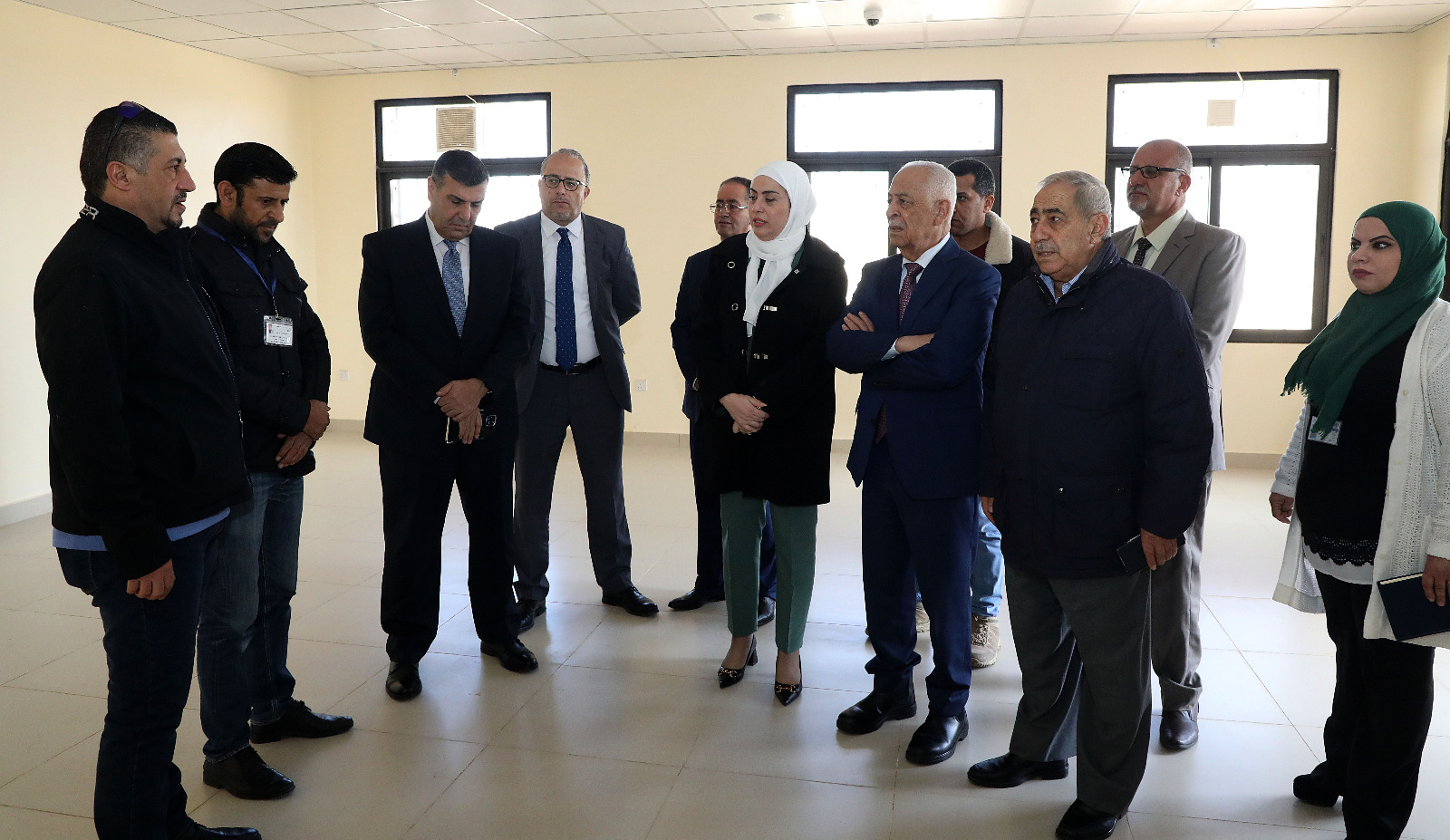 معالي رئيس الديوان الملكي يتفقد مبنى البوتاس لذوي الاحتياجات الخاصة