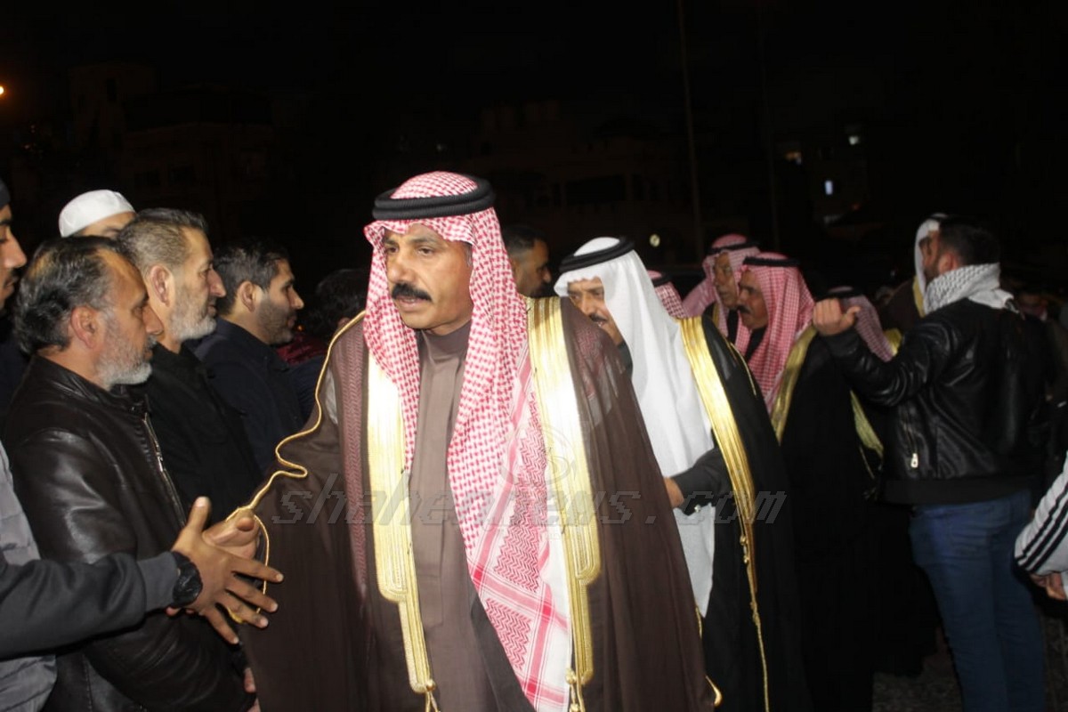 القلاب على رأس جاهة عشائرية أثر جريمة قتل الشاب فهمي يوسف ريان