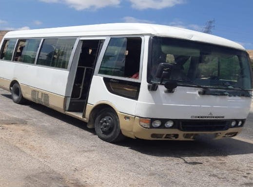 ضبط باص منتهي الترخيص يحمل 40 طفلا