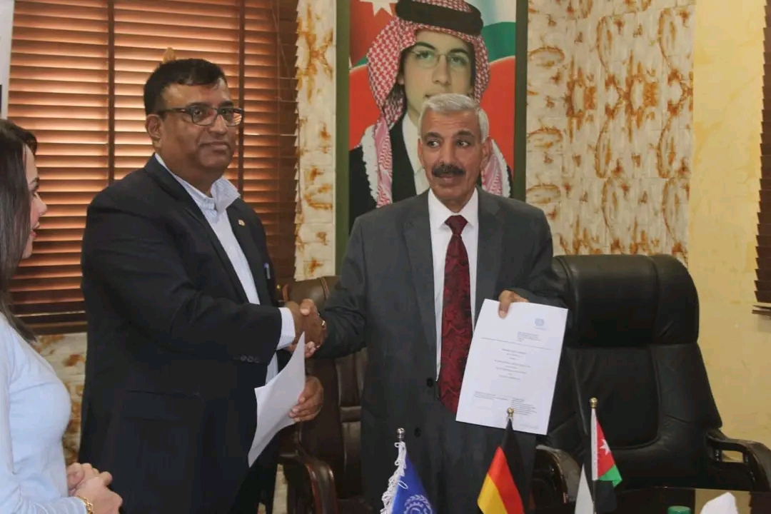 رئيس بلدية الحلابات خلف هليل يلتقي ممثلي منظمة العمل الدولية