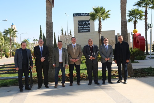 وفد من اتحاد المهندسين العرب يزور جامعة الزيتونة الأردنية