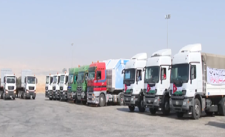 جمعية الغراء الخيرية ترسل 3000 آلاف طرد وملابس وأجهزة طبية لغزة .. صور