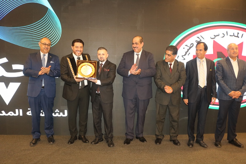 وزير الاعلام الاسبق م. صخر دودين يرعى حفل اشهار قناة الحكمة TV التابعة لمدارس الحكمة الثانوية