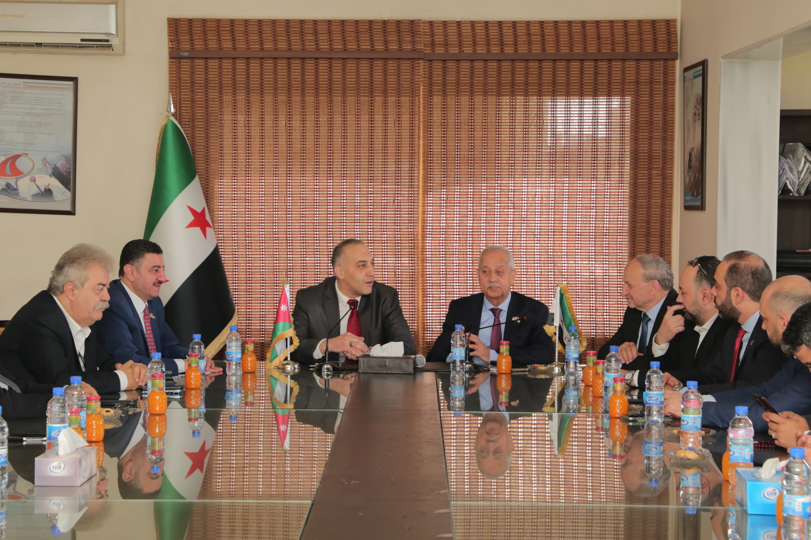 الوفد الصناعي الأردني يلتقي مدير تنمية الصادرات في سوريا