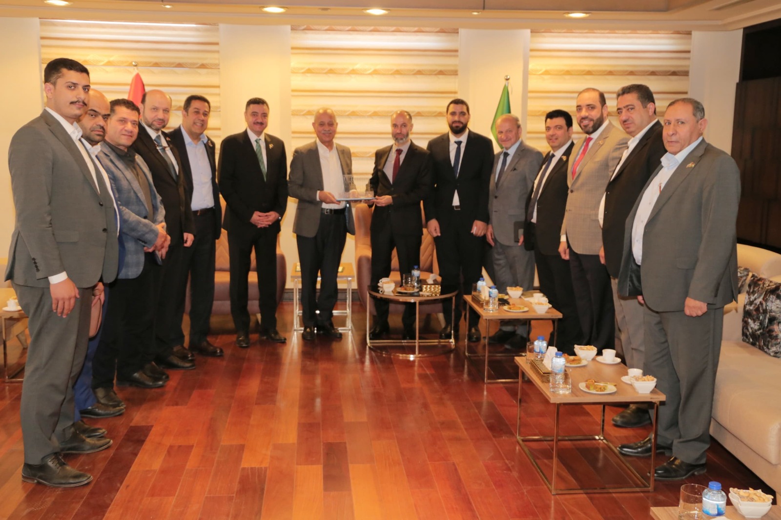 الجغبير : القطاع الصناعي مستعد للمساهمة في اعادة تأهيل معبر درعا الحدودي