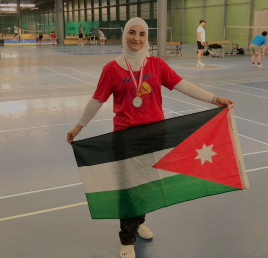 نسرين حمادة تحصد المركز الثاني في بطولة الراكتلون العالمية